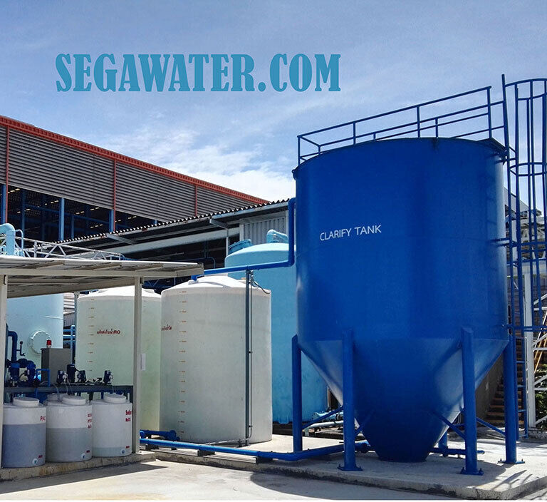 ถังตกตะกอน ผลิตน้ำประปา ถังตกตะกอนน้ำเสีย sedimentation tank clarifier tank ถังตกตะกอนแบบ pulsator