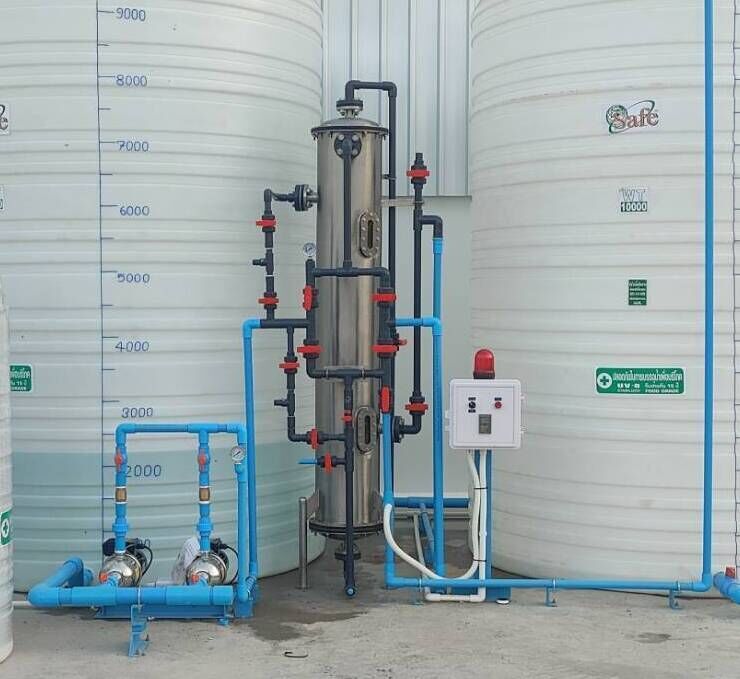 เครื่องกรองระบบผลิตน้ำ DI เครื่องทำน้ำบริสุทธิ์ เครื่องทำน้ำDemin Water เครื่องแยกประจุแร่ธาตุในน้ำ