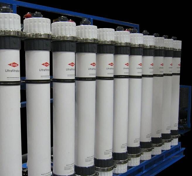 เครื่องกรองน้ำระบบ UF อุตสาหกรรม ระบบ UF ขนาดใหญ๋ สำหรับโรงงาน ระบบUltrafiltration ไส้กรอง UF ขนาดใหญ่ 