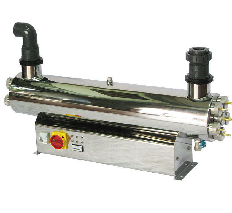 การยับยั้งเชื้อโรคในน้ำด้วย UV เป็นวิธีที่ง่ายและสะดวก เหมาะกับการใช้งานในโรงงานอุตสาหกรรม โรงน้ำดื่ม แทนการใช้การฆ่าเชื้อโรคในน้ำด้วยคลอรีนหรือเคมี นอกจากนั้นอาจใช้ควบคู่กับระบบกรองRO   